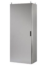 Metal cabinets for control panels
